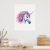 Poster Tête de licorne (Cuisine)