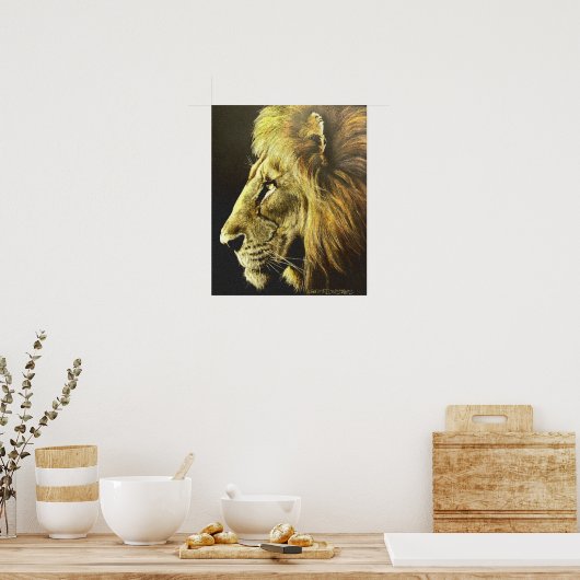 Poster Tête de lion (Cuisine)