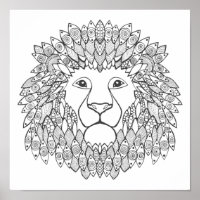 Tête de lion 3 inspirée