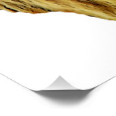 Poster Tête de lion coolée avec chapeau, cigarette et mon (Coin)