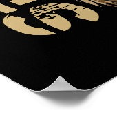 Poster Tête de lion Force de l'impression d'affiche de mo (Coin)