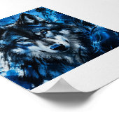 Poster Tête de loup (Coin)