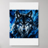 Poster Tête de loup (Devant)