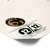 Poster Tête de mort hipster skulls serpent tattoo diable (Coin)