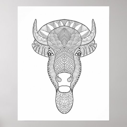 Poster Tête de poule 2 (Devant)