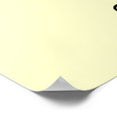 Poster Tête de Rooster Ayam Cemani (Coin)