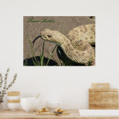 Poster Tête de serpent à sonnette des prairies R8 (Cuisine)