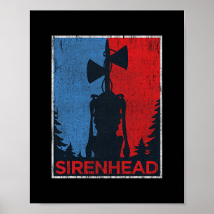Poster Tête de sirène effrayante Mème Enfants garçons fil