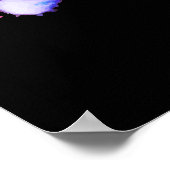 Poster Tête de tigre d'aquarelle (Coin)