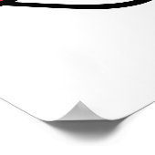 Poster Tête de vache Brown joueuse avec nez rose (Coin)