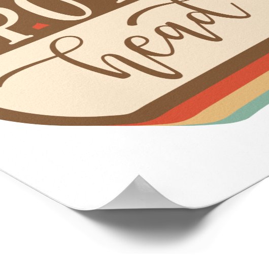 Poster Tête du pot | Café de style rétro (Coin)