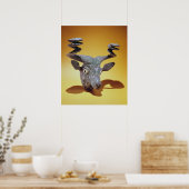 Poster Tête d'un taureau, d'Irak, c.2000 av. (Cuisine)