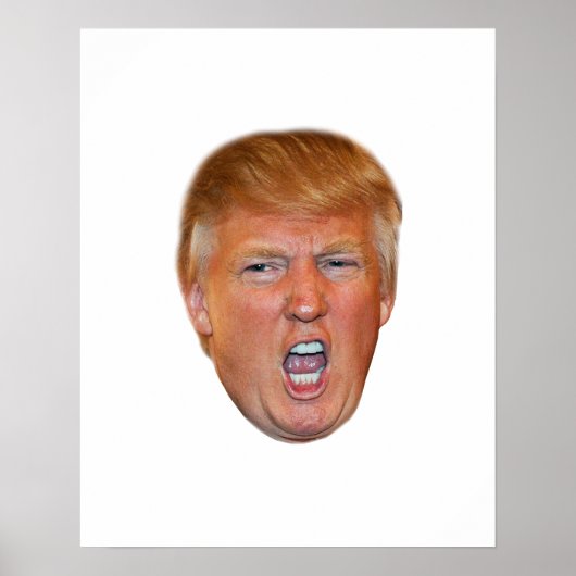 Poster Tête flottante Donald Trump (Devant)