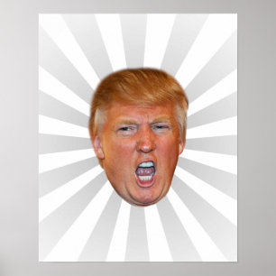Poster Tête flottante Donald Trump