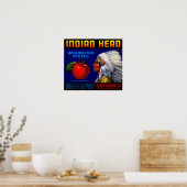 Poster Tête indienne (Cuisine)
