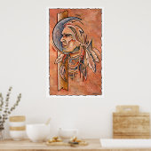 Poster Tête indienne (Cuisine)