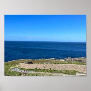 Poster Tête Malin d'Ardmalin Comté Donegal Irlande Europe
