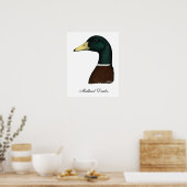 Poster Tête Mallard Drake (Cuisine)
