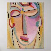 Poster Tête mystique, Méditation | von Jawlensky (Devant)