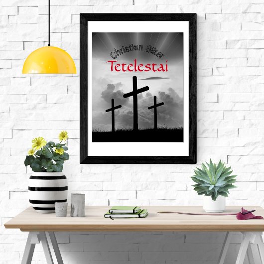 Poster Tetelestai Christian Biker's