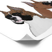 Poster Têtes de boîte en Art numérique sur l'affiche (Coin)