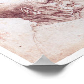 Poster Têtes grises, Léonard de Vinci (Coin)