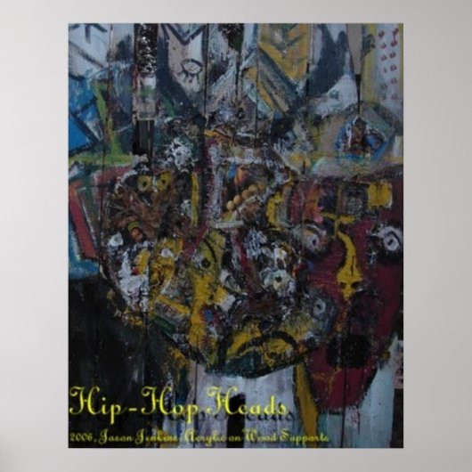 POSTER TÊTES HIP HOP (Devant)