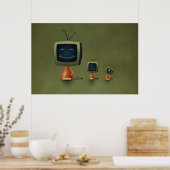 Poster Têtes TV (Cuisine)