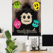 Poster Têtes vaudou ~ Grotte (Bureau à domicile)