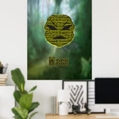 Poster Têtes vaudou ~ Marais (Bureau à domicile)