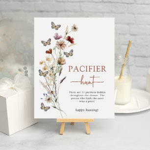 Poster Tétine Terracotta Fleur Sauvage