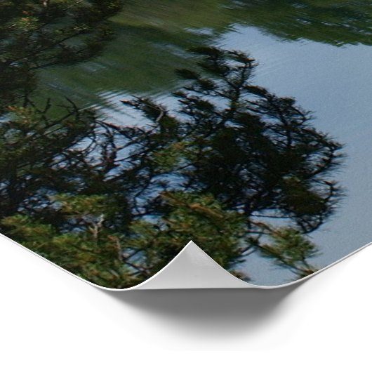 Poster Teton Mountain Reflection (Coin)