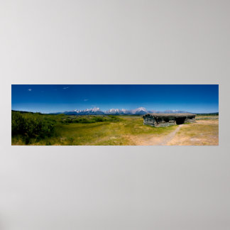 Poster Tetons Panorama