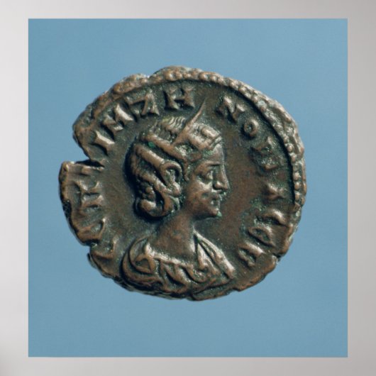 Poster Tetrachm de Zenobia, reine de Palmyre (Devant)