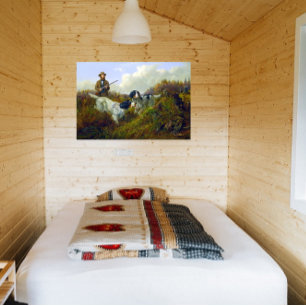 Poster Tétras de chasse Long Lake Jeu Chasse aux oiseaux