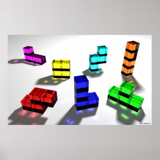Poster Tetrominoes