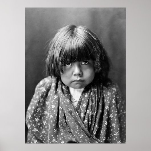 Poster Tewa Indian Child, 1905 (Devant)