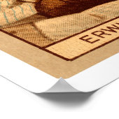 Poster Tex Erwin Dodgers Baseball 1912 (Coin)