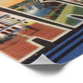 Poster Texarkana, Arkansas - Scènes de grandes lettres (Coin)