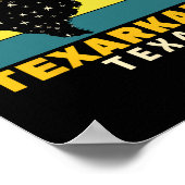 Poster Texarkana Texas Total Solar Eclipse 2024 (Coin)