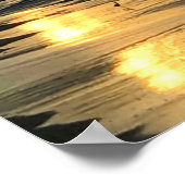 Poster Texas Beach Sunrise, Écriture Verse, Psaume 118:24 (Coin)