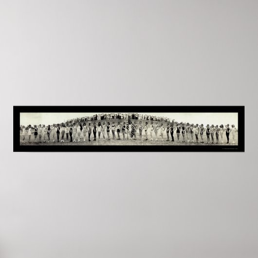 Poster Texas Beauty Pageant Photo 1928 (Devant)