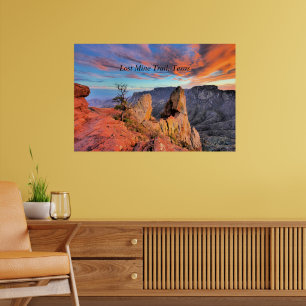 Poster Texas, Big Bend National Park,