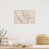 Poster Texas California et Oregon, 1846 (Cuisine)