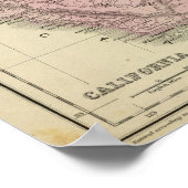 Poster Texas, Californie (Coin)