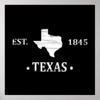 Texas carte blanc l'état étoile seule