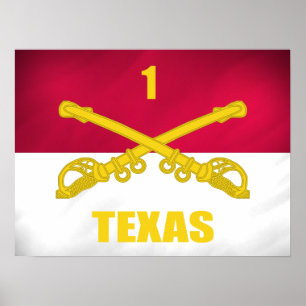 Poster Texas Cavalry
