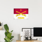 Poster Texas Cavalry (Bureau à domicile)
