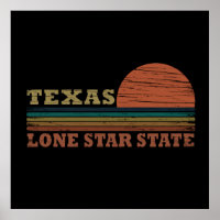 texas classique étoile lone style coucher de solei