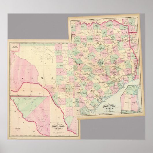 Poster Texas composite (Devant)